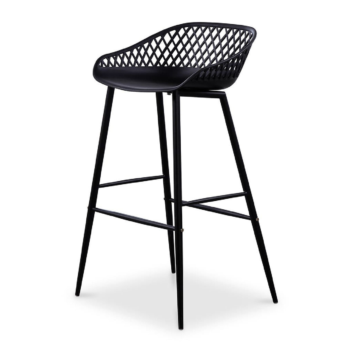 Modern European furniture - Molded Indoor/Outdoor Bar Stools (2) - www.oroa.com | Oroa.com