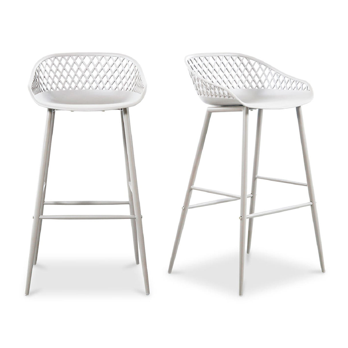 Modern European furniture - Molded Indoor/Outdoor Bar Stools (2) - www.oroa.com | Oroa.com