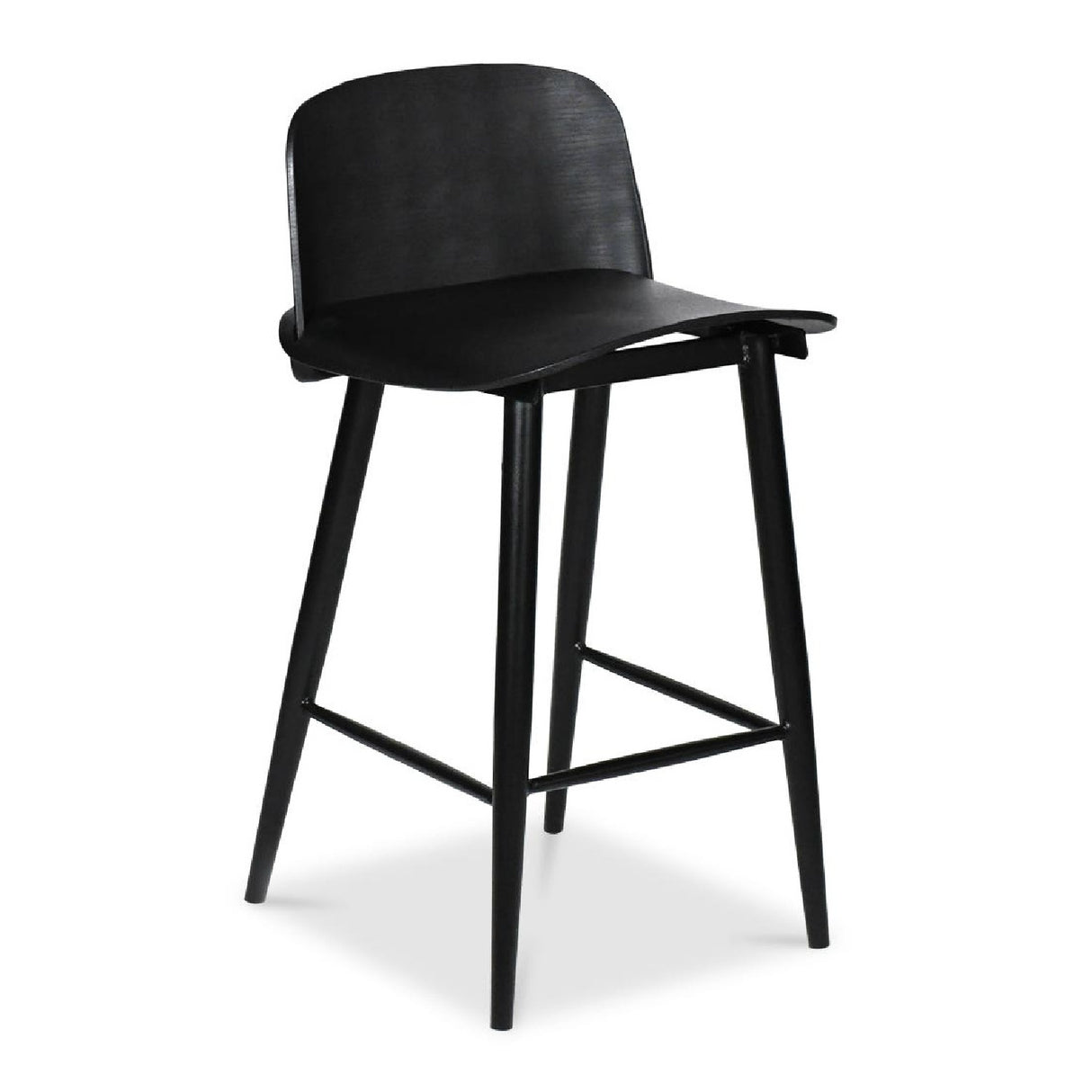 Modern European furniture - Black Indoor/Outdoor Counter Stools (2) - www.oroa.com | Oroa.com