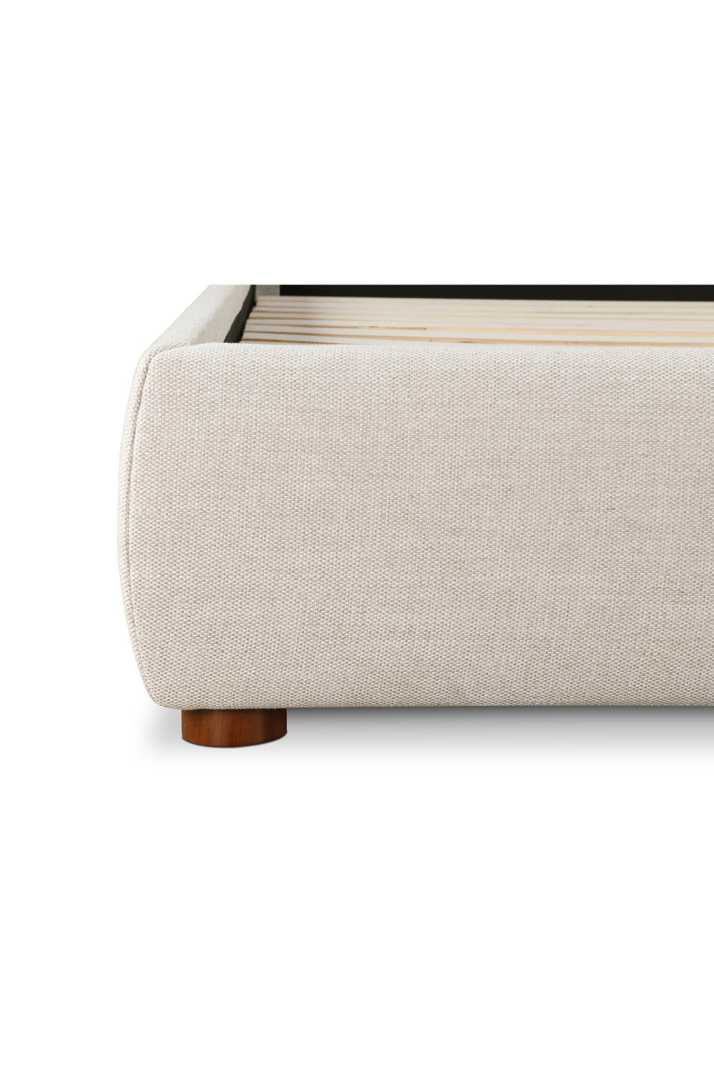 Modern European furniture - Beige Linen Blend Bed - www.oroa.com | Oroa.com