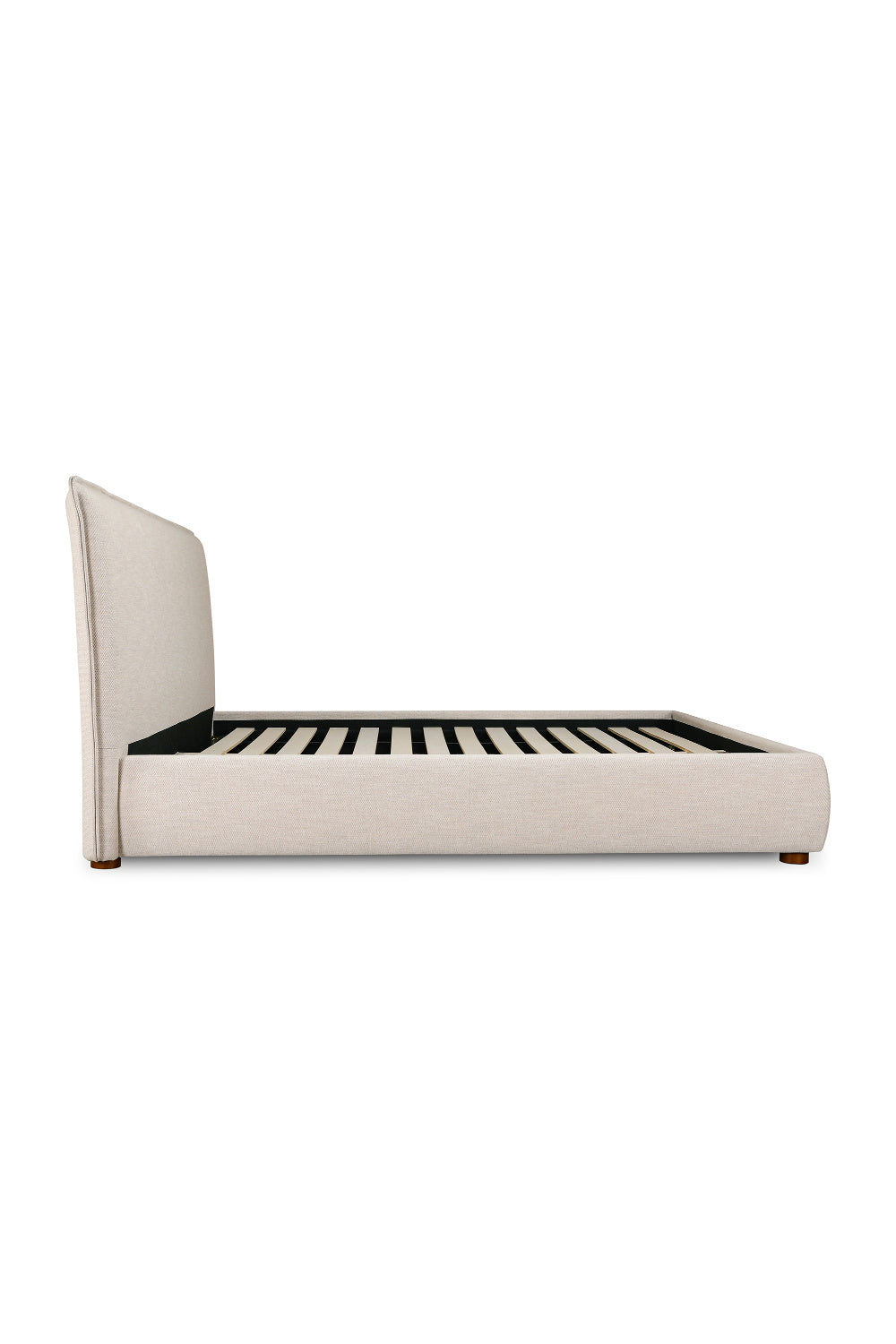 Modern European furniture - Beige Linen Blend Bed - www.oroa.com | Oroa.com
