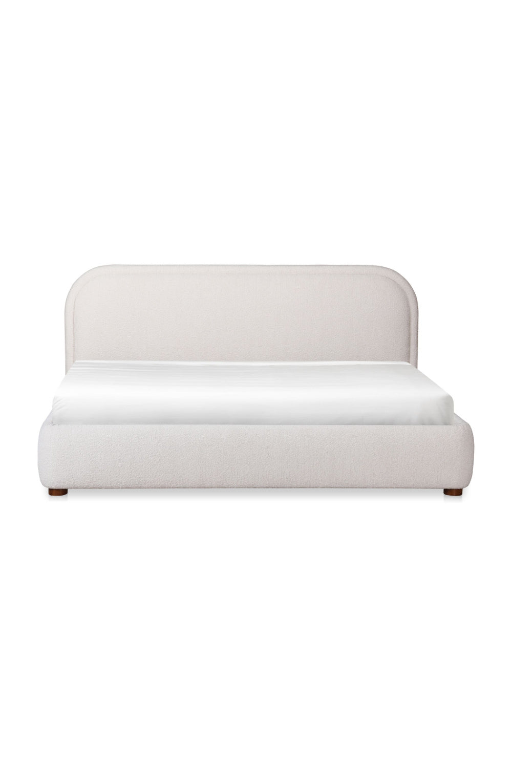 Modern European furniture - Beige Velvet Queen Bed - www.oroa.com | Oroa.com