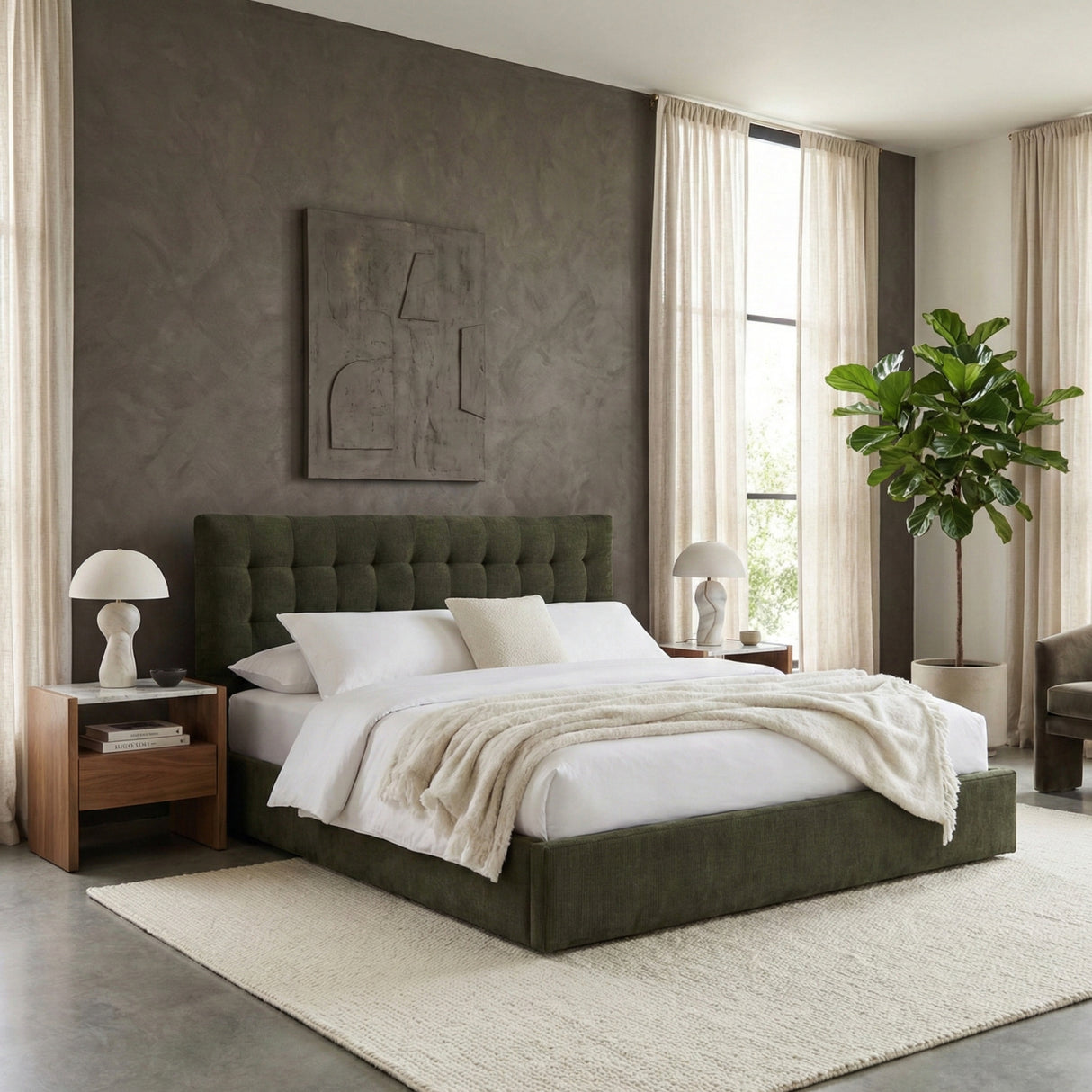 Modern European furniture - Tufted Storage Bed - www.oroa.com | Oroa.com