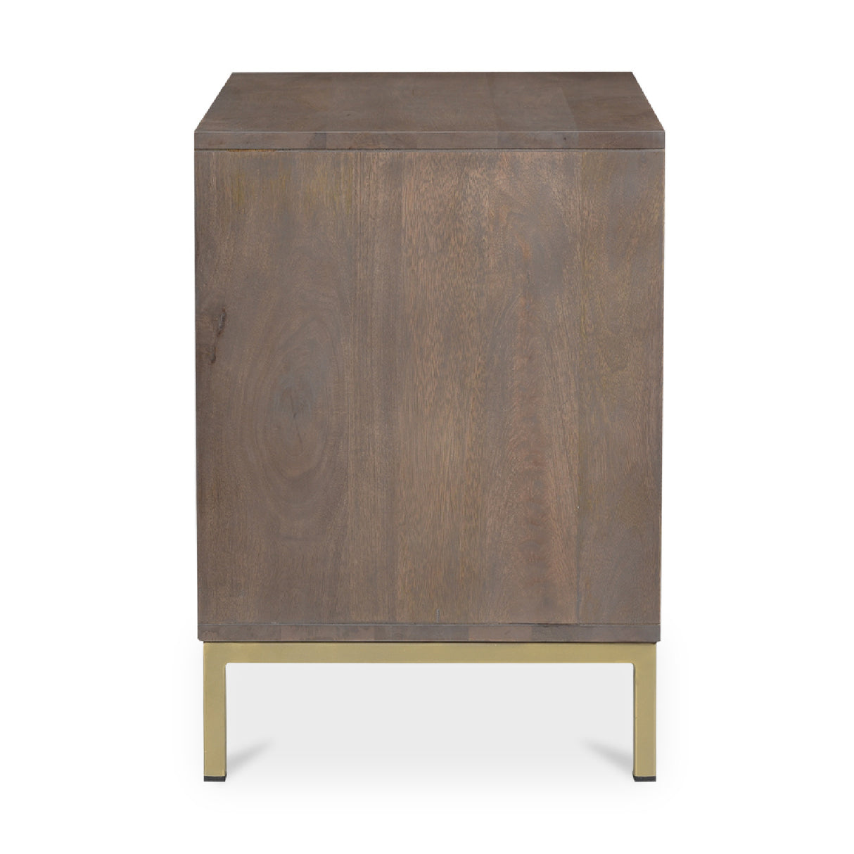 Modern European furniture - Gray Patterned 2-Drawer Nightstand - www.oroa.com | Oroa.com