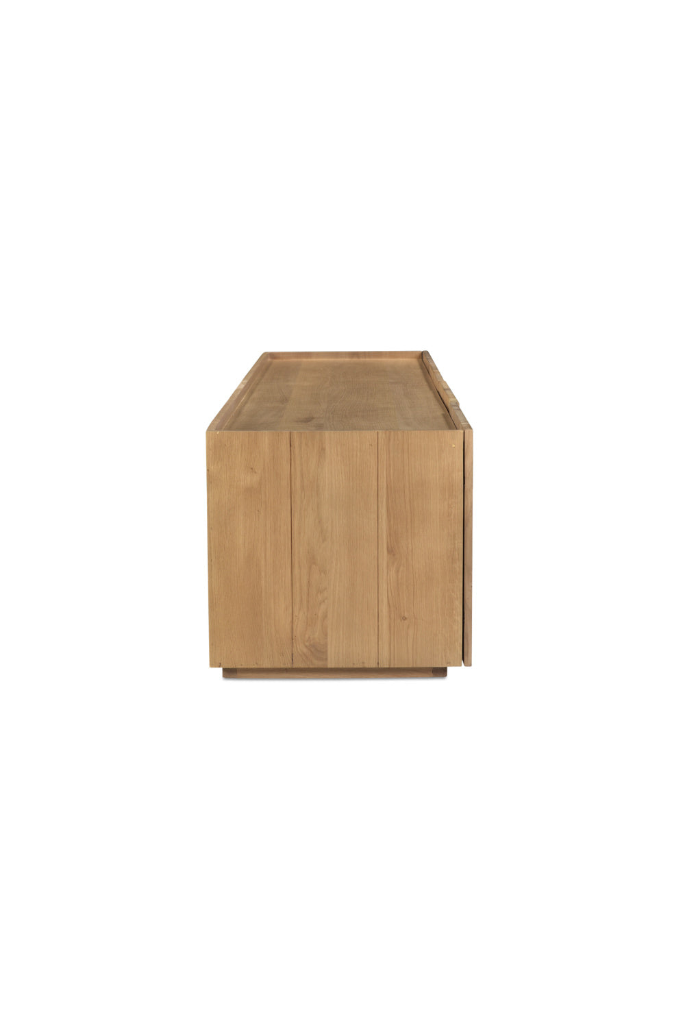Modern European furniture - Natural Oak 4-Door Media Cabinet - www.oroa.com | Oroa.com