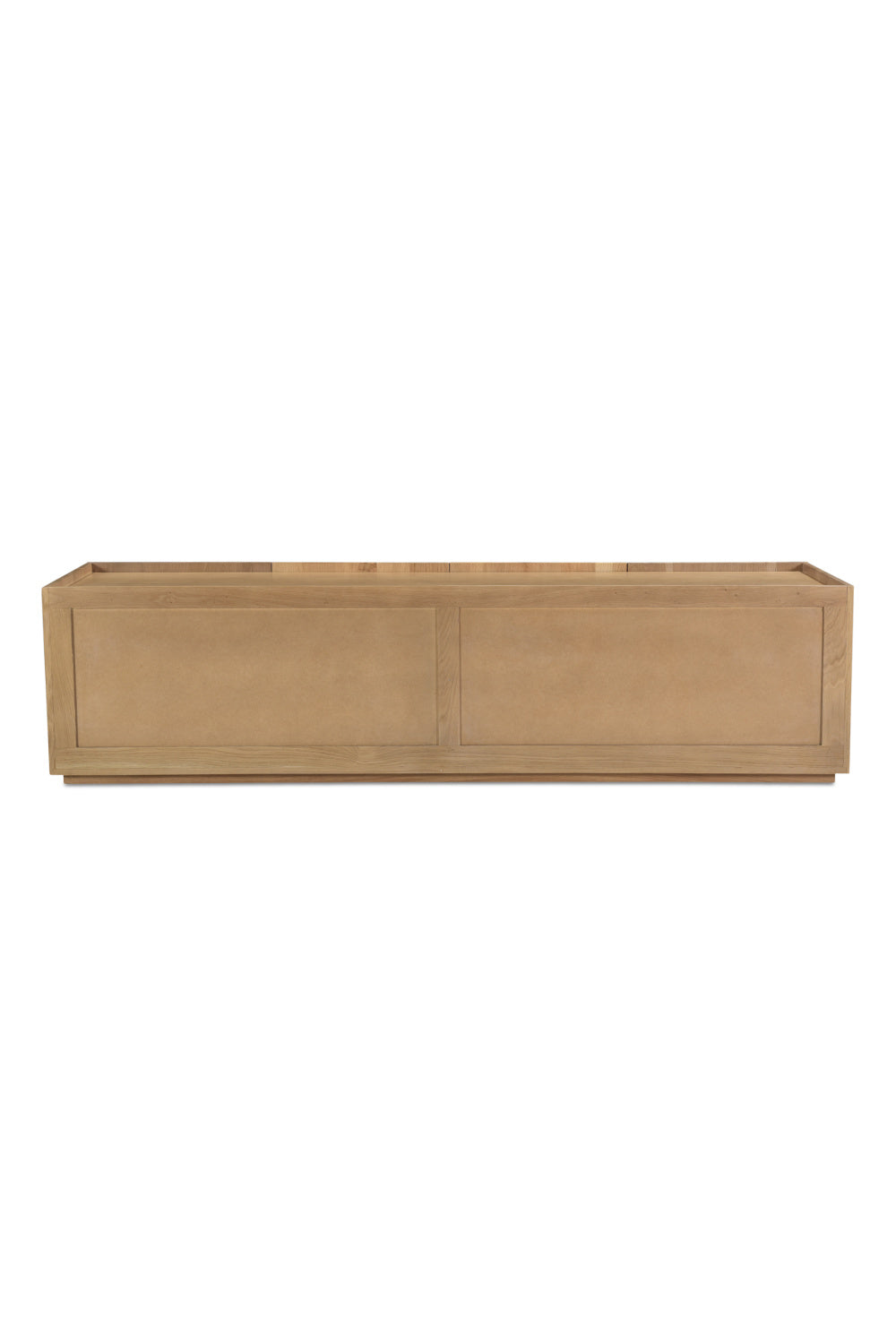 Modern European furniture - Natural Oak 4-Door Media Cabinet - www.oroa.com | Oroa.com
