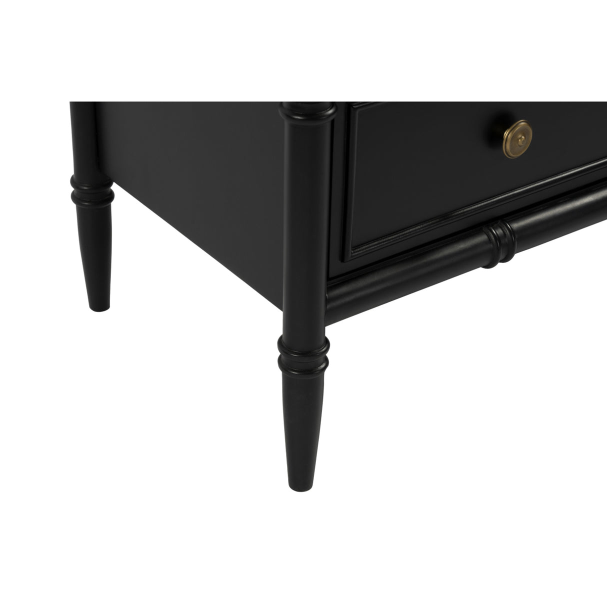 Modern European furniture - Black 5-Drawer Chest - www.oroa.com | Oroa.com