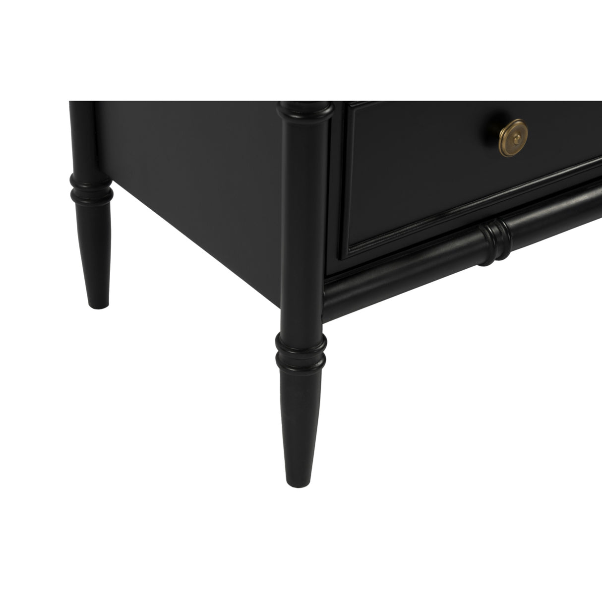 Modern European furniture - Black 6-Drawer Chest - www.oroa.com | Oroa.com