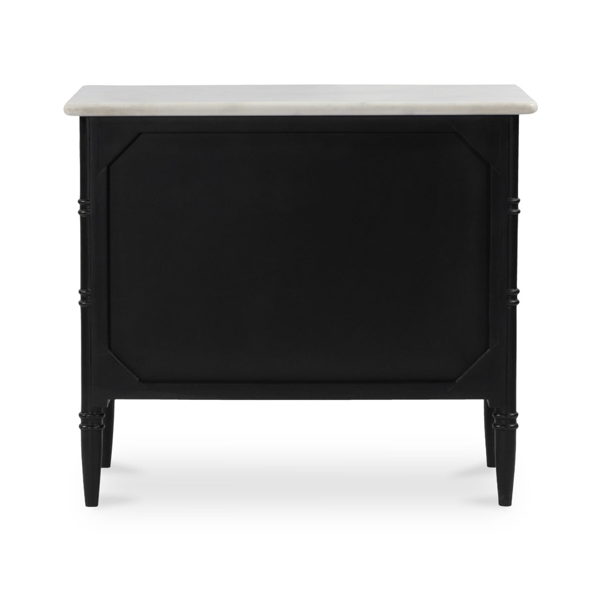 Modern European furniture - Black 3-Drawer Nightstand - www.oroa.com | Oroa.com