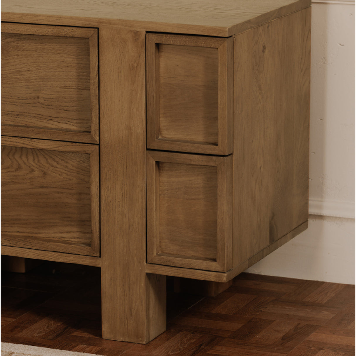 Modern European furniture - Oak 6-Drawer Nightstand - www.oroa.com | Oroa.com