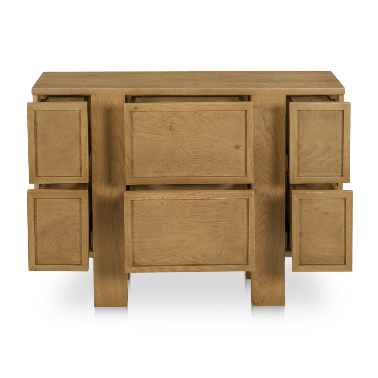 Modern European furniture - Oak 6-Drawer Nightstand - www.oroa.com | Oroa.com