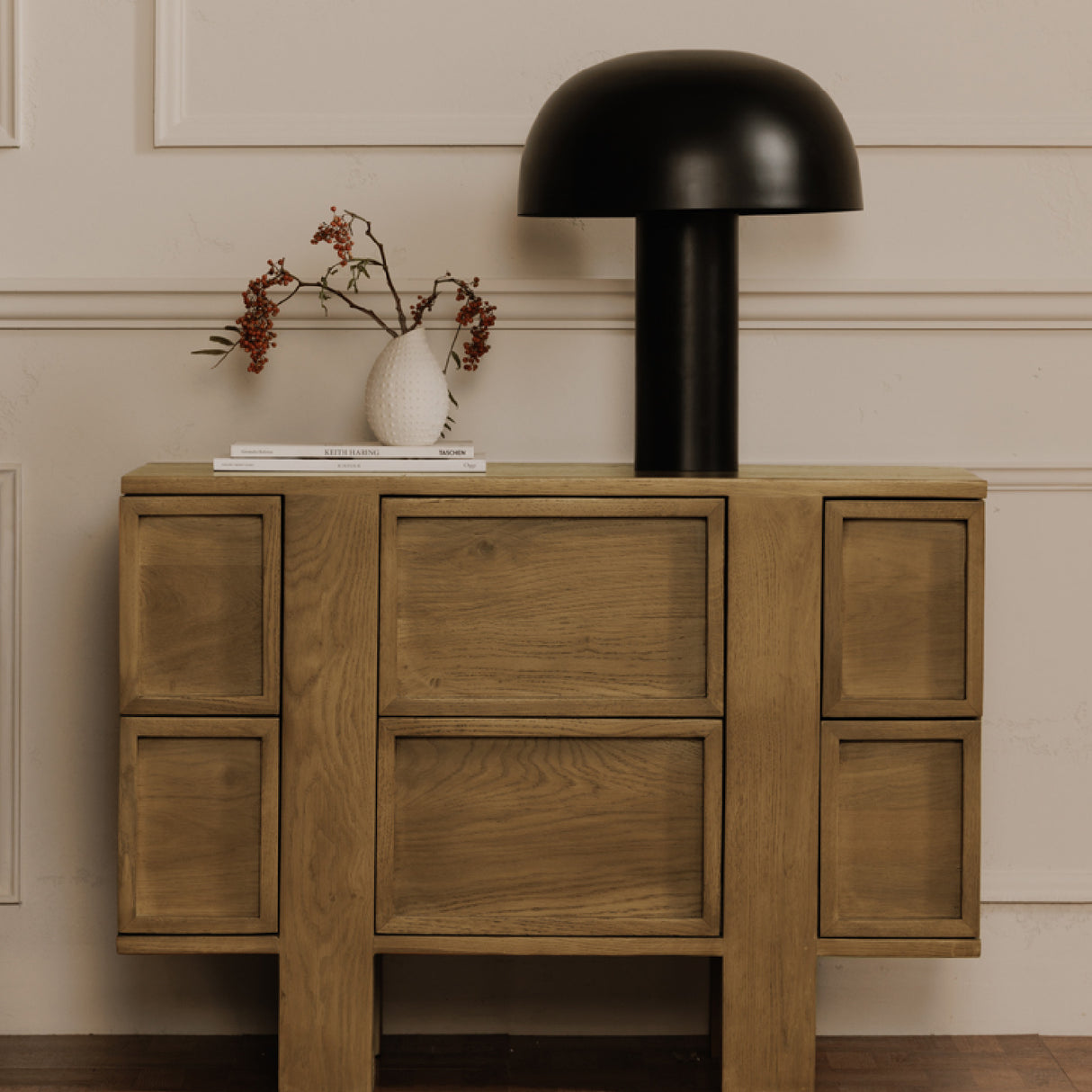 Modern European furniture - Oak 6-Drawer Nightstand - www.oroa.com | Oroa.com