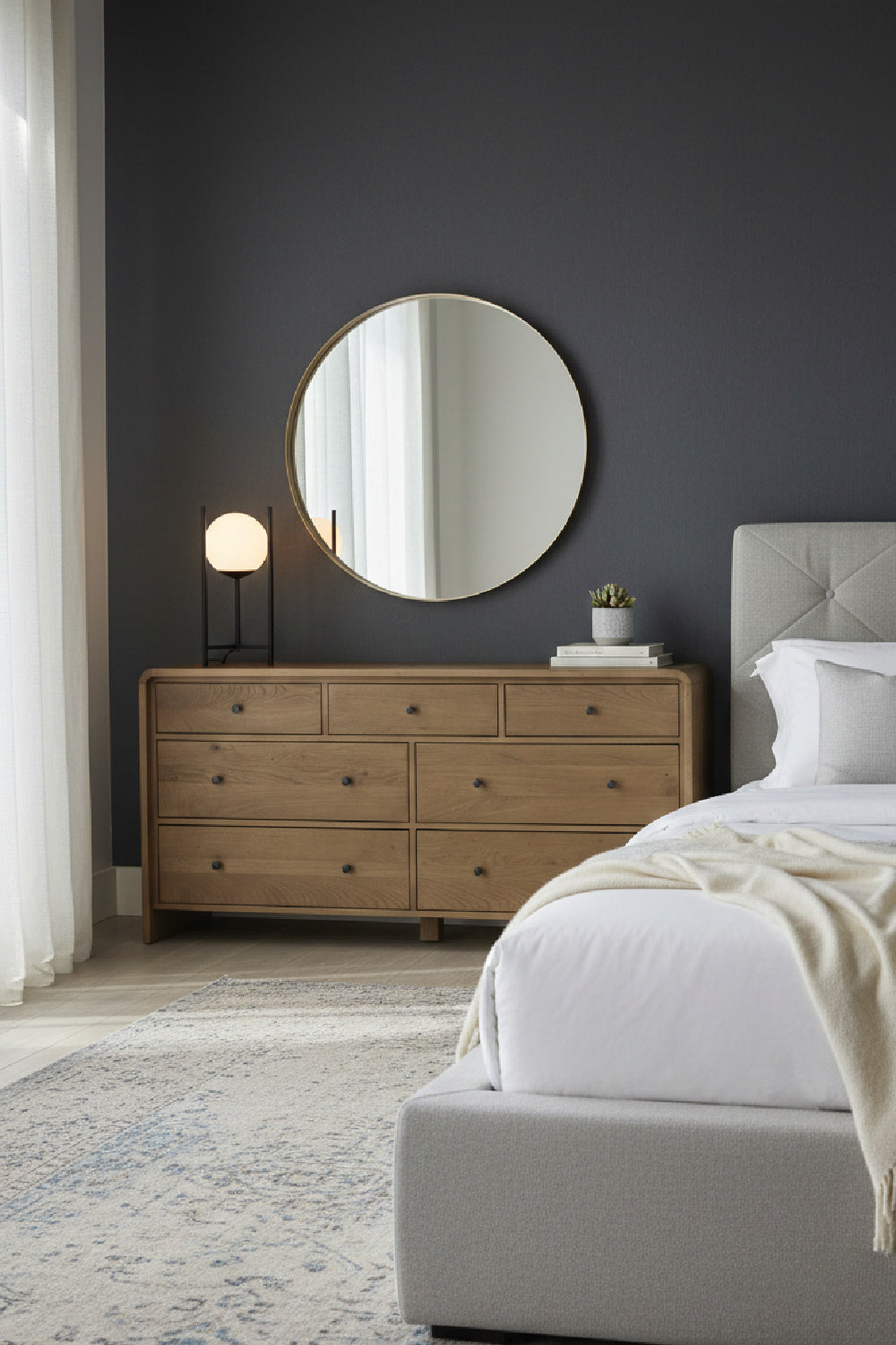 Modern European furniture - Solid Oak 7-Drawer Dresser - www.oroa.com | Oroa.com