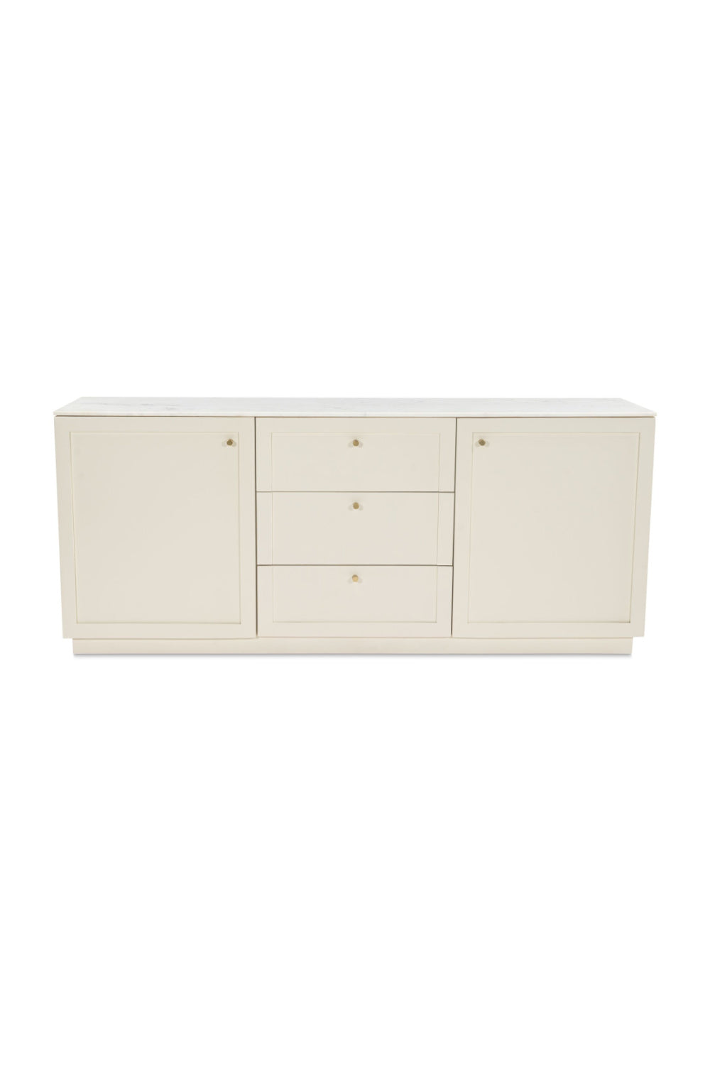 Modern European furniture - Marble Top Wooden Sideboard - www.oroa.com | Oroa.com