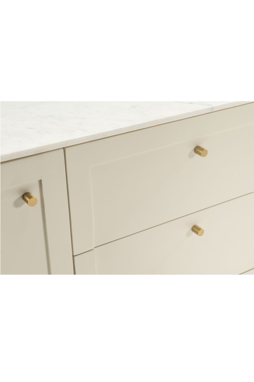 Modern European furniture - Marble Top Wooden Sideboard - www.oroa.com | Oroa.com