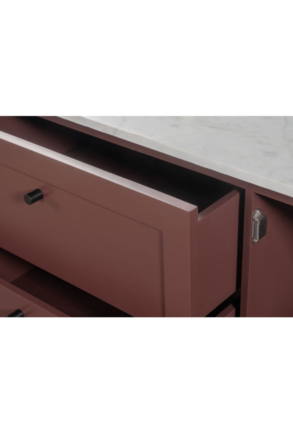 Modern European furniture - Marble Top Wooden Sideboard - www.oroa.com | Oroa.com