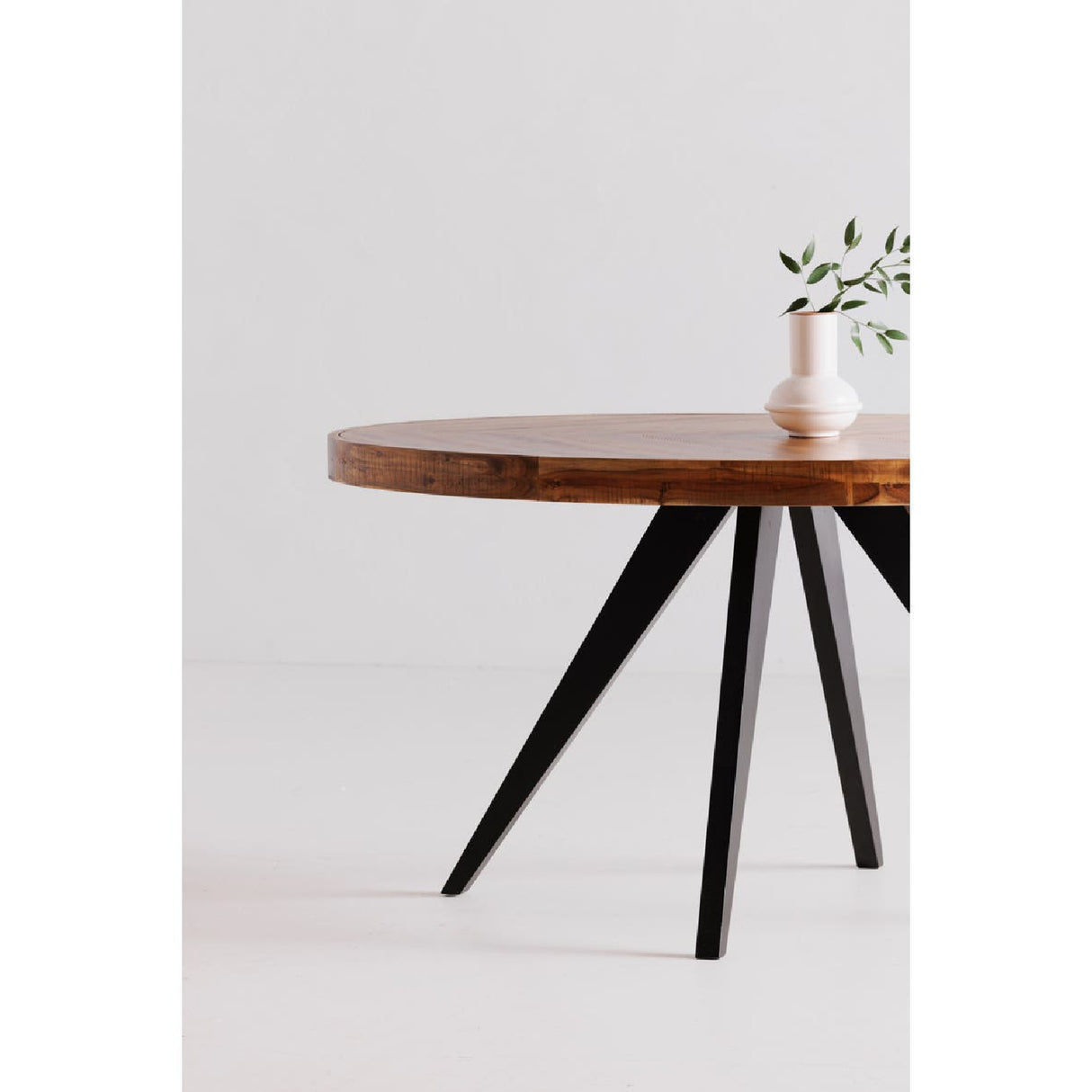 Modern European furniture - Parquet Patterned Wooden Dining Table - www.oroa.com | Oroa.com