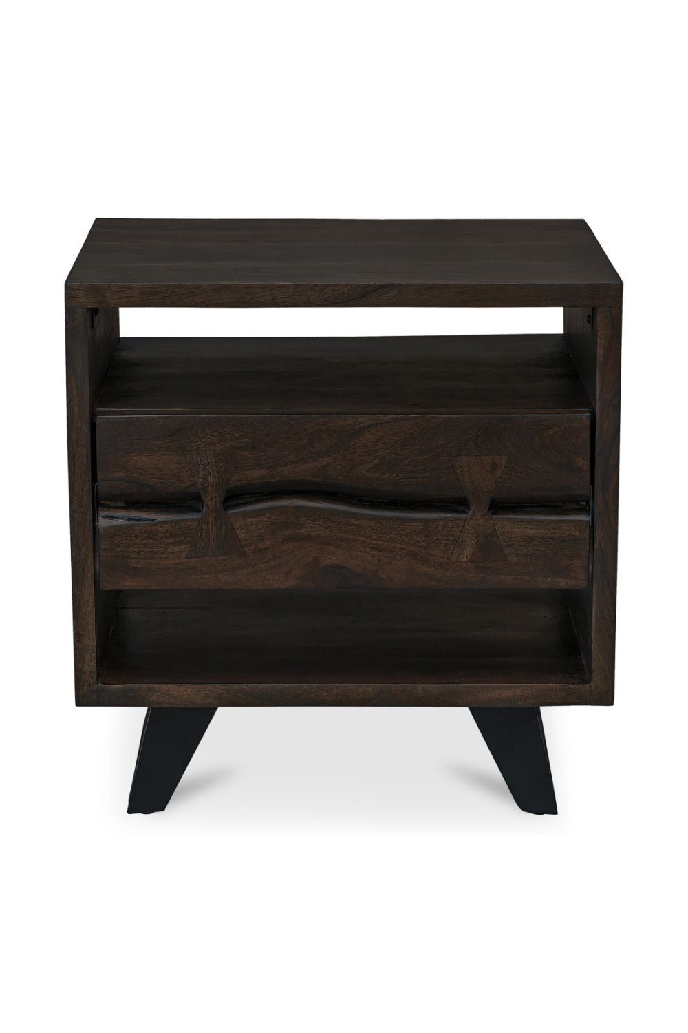 Modern European furniture - Solid Acacia 1-Drawer Nightstand - www.oroa.com | Oroa.com