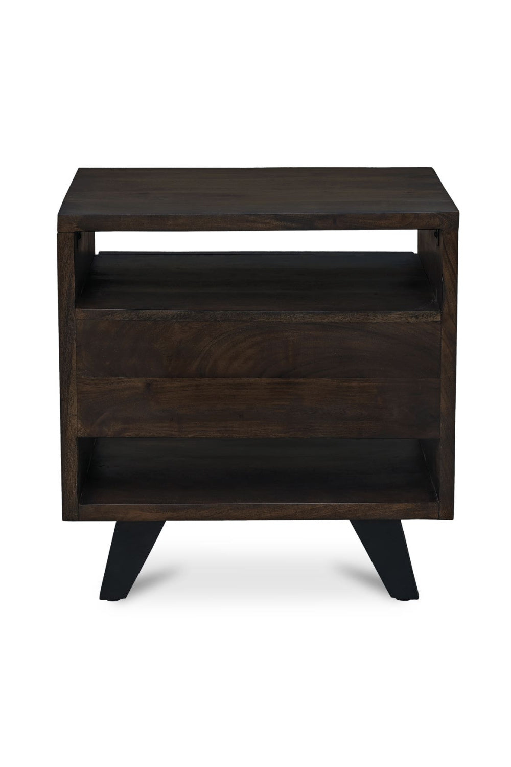 Modern European furniture - Solid Acacia 1-Drawer Nightstand - www.oroa.com | Oroa.com