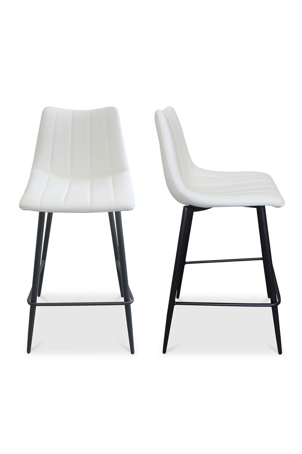 Modern European furniture - Vertical Stitched Counter Stools (2) - www.oroa.com | Oroa.com