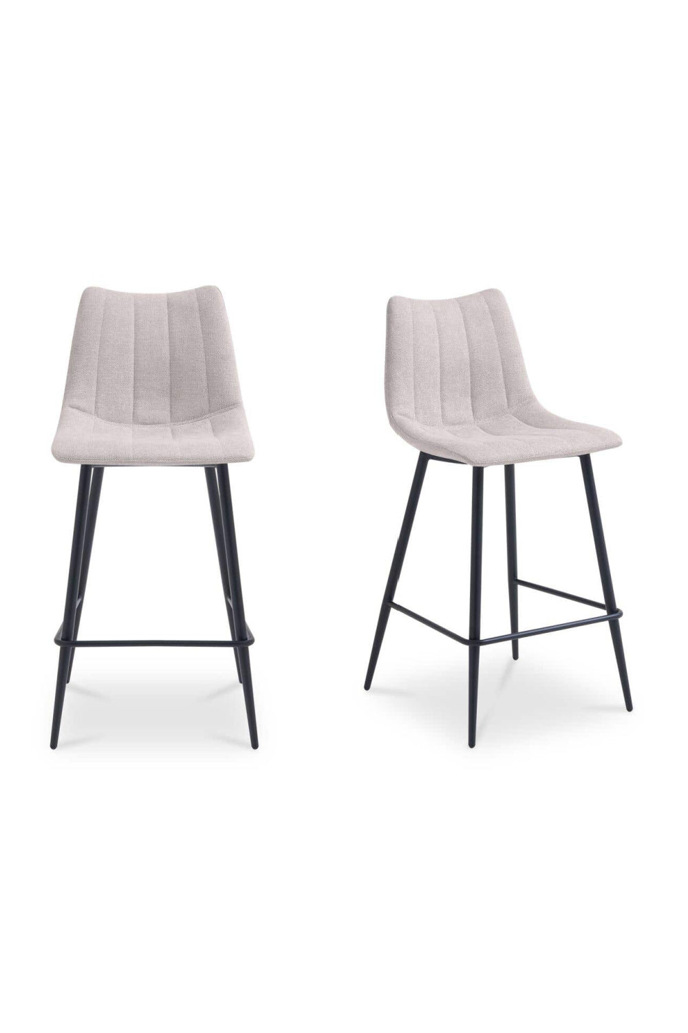 Modern European furniture - Vertical Stitched Counter Stools (2) - www.oroa.com | Oroa.com