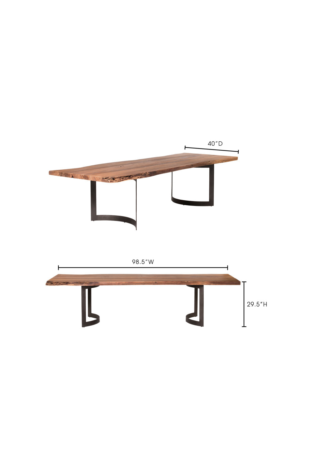 Modern European furniture - Solid Acacia Wood Dining Table - www.oroa.com | Oroa.com