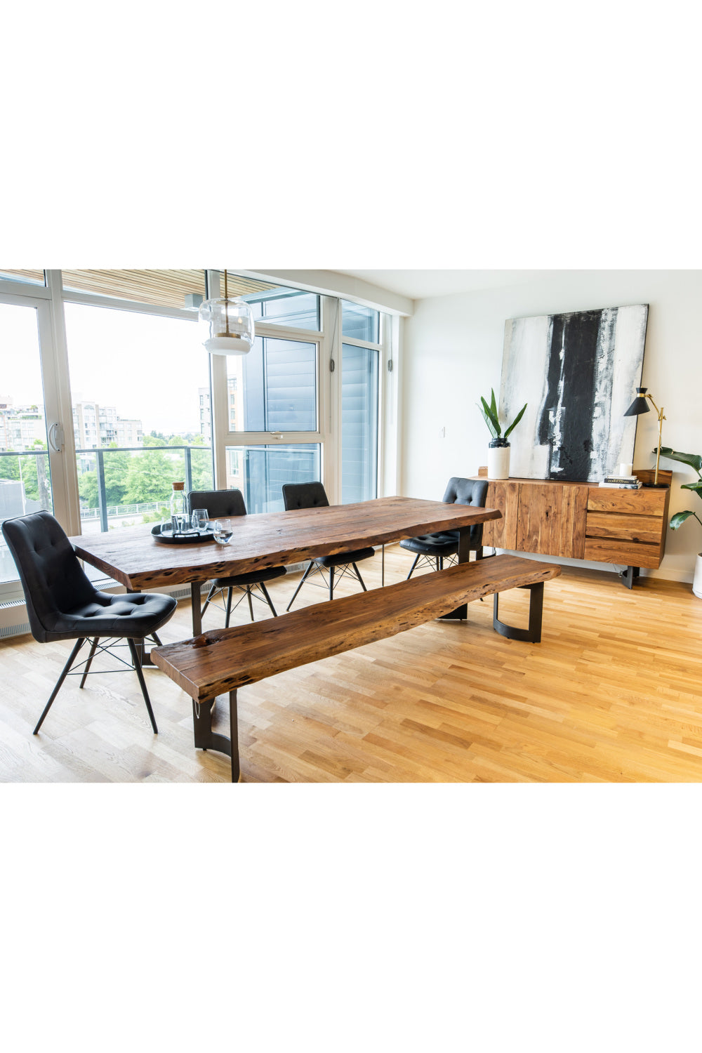 Modern European furniture - Solid Acacia Wood Dining Table - www.oroa.com | Oroa.com
