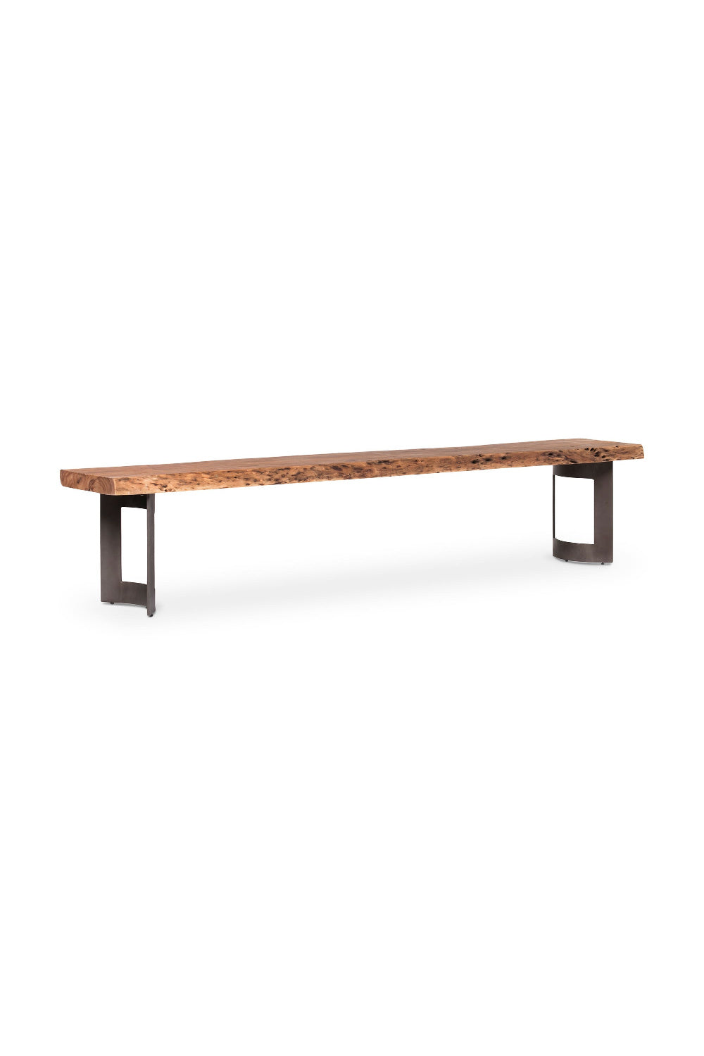 Modern European furniture - Brown Acacia Bench - www.oroa.com | Oroa.com