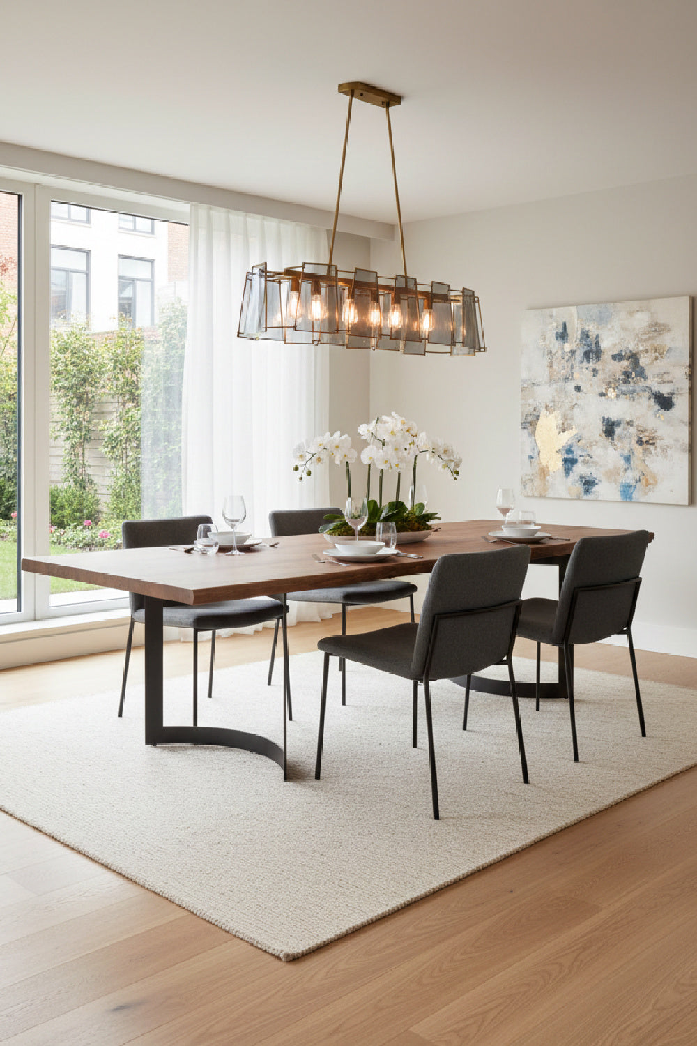 Modern European furniture - Solid Acacia Wood Dining Table - www.oroa.com | Oroa.com