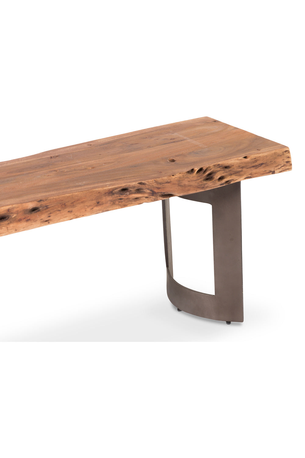 Modern European furniture - Rustic Natural Acacia Bench - www.oroa.com | Oroa.com