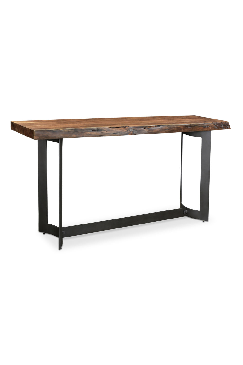 Modern European furniture - Brown Acacia Rustic Console Table - www.oroa.com | Oroa.com