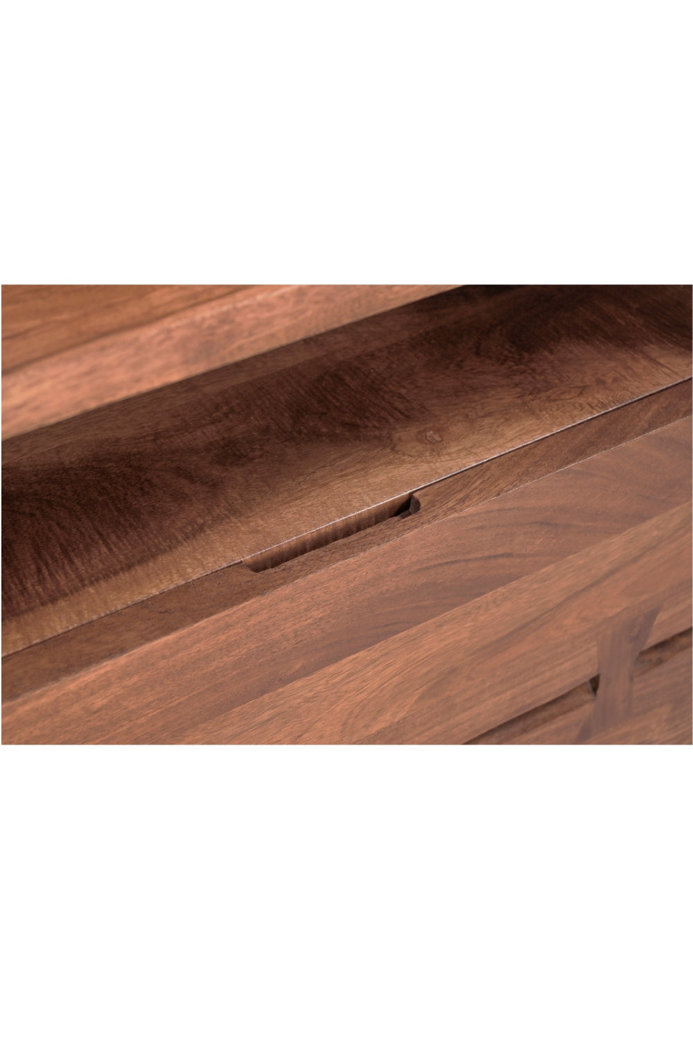 Modern European furniture - Solid Acacia 2-Drawer Nightstand - www.oroa.com | Oroa.com