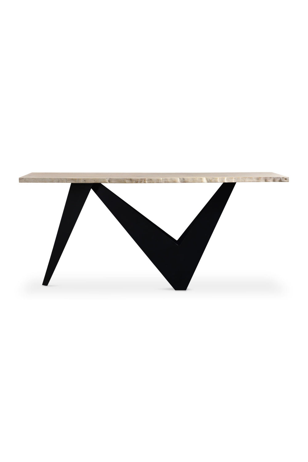 Modern European furniture - Sculptural Iron Base Console Table - www.oroa.com | Oroa.com
