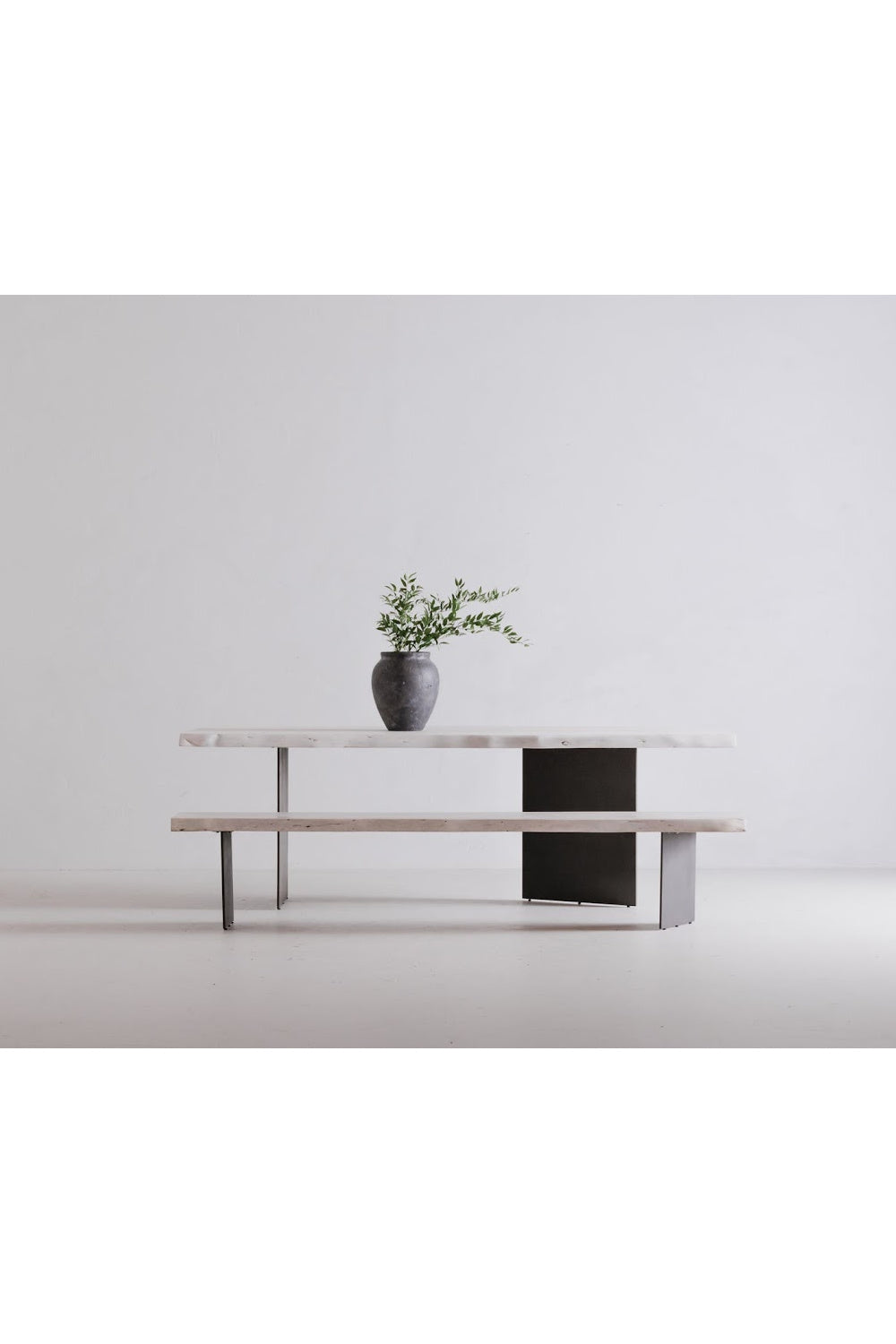 Modern European furniture - Whitewashed Acacia Dining Table - www.oroa.com | Oroa.com