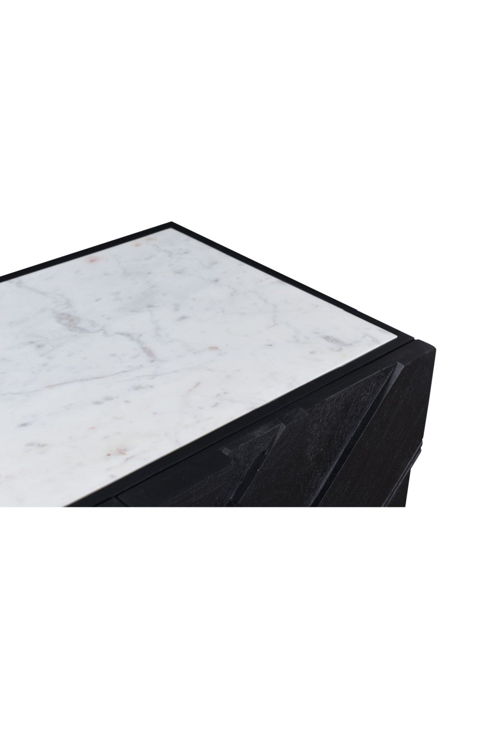Modern European furniture - Carved Black Mango Wood Sideboard - www.oroa.com | Oroa.com