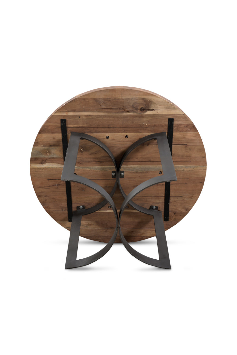 Brown Acacia Round Dining Table | Oroa.com