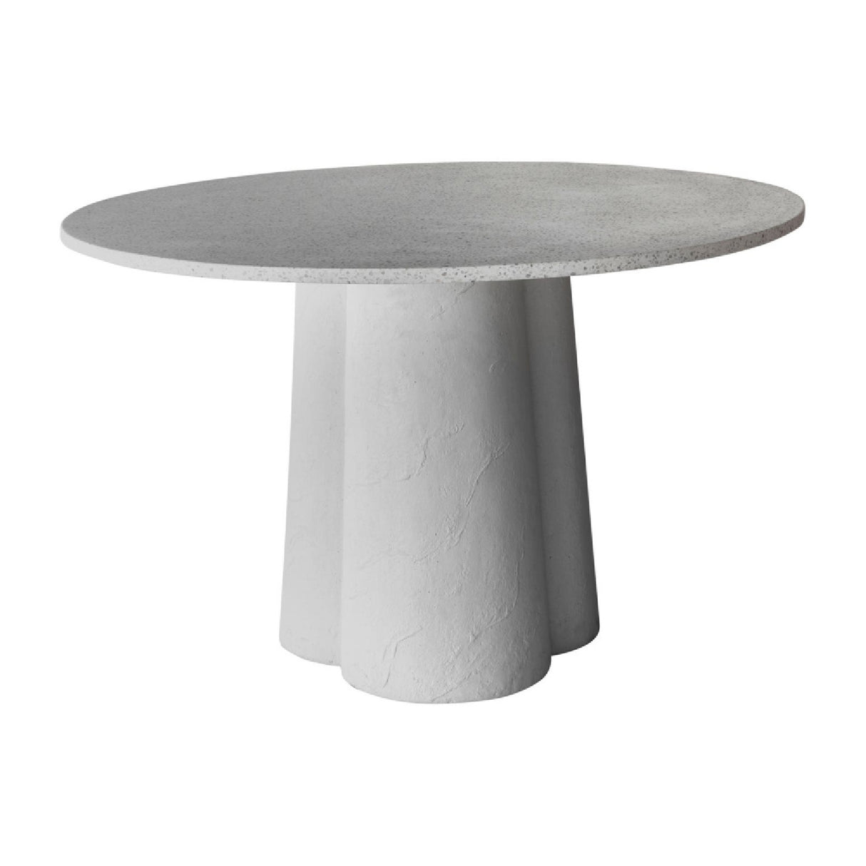 Modern European furniture - White Terrazzo Indoor/Outdoor Dining Table - www.oroa.com | Oroa.com