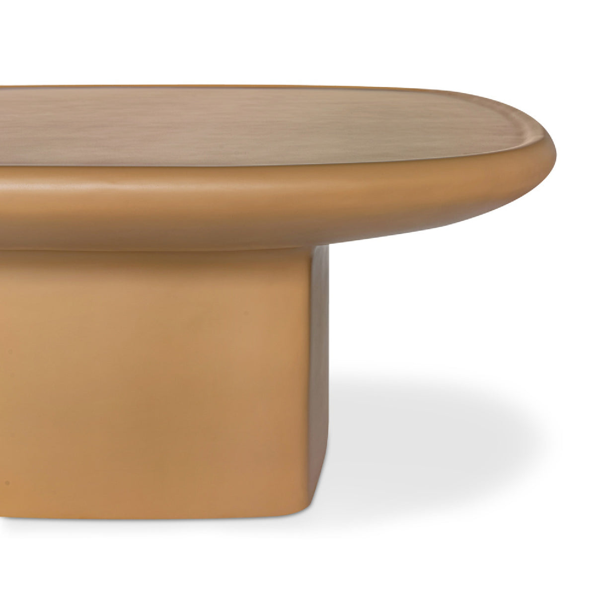 Modern European furniture - Oval Concrete Outdoor Coffee Table - www.oroa.com | Oroa.com