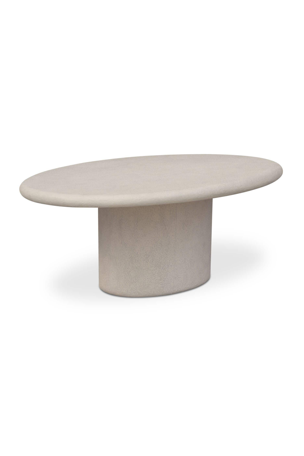 Modern European furniture - Concrete Oval Outdoor Dining Table - www.oroa.com | Oroa.com