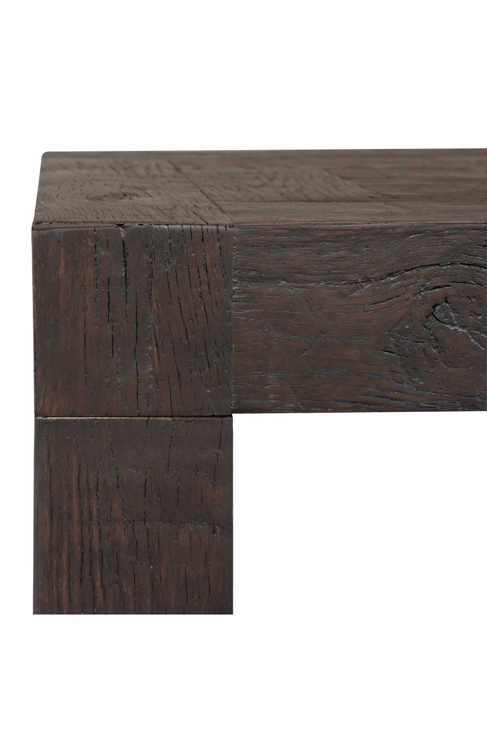 Modern European furniture - Rustic Oak Square Side Table - www.oroa.com | Oroa.com