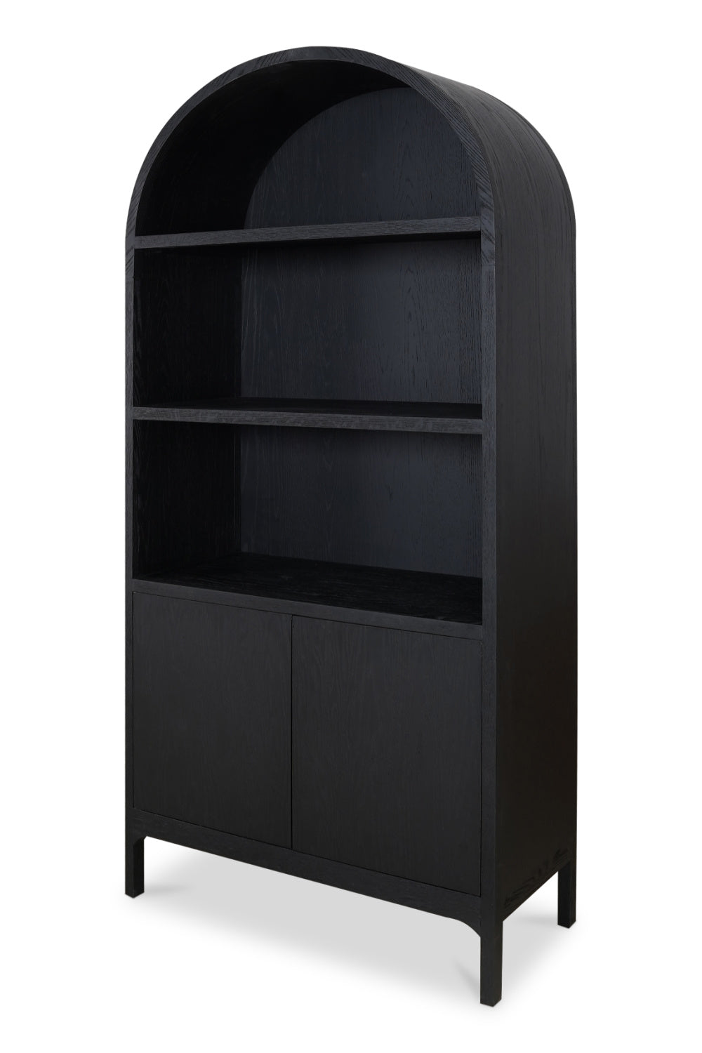 Modern European furniture - Black Oak Arched Cabinet - www.oroa.com | Oroa.com
