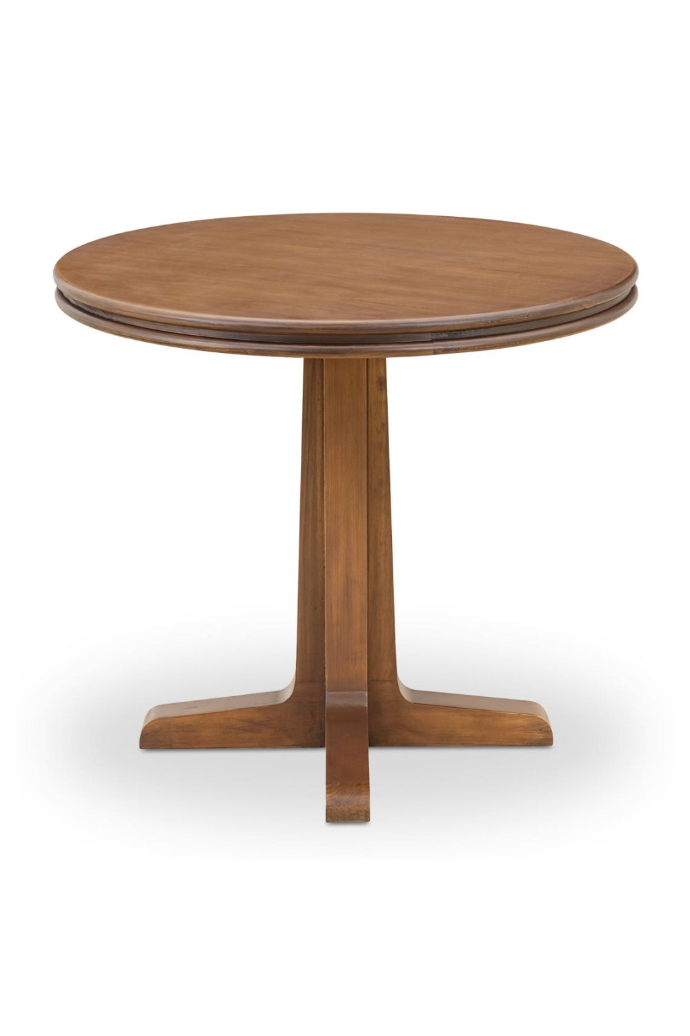 Modern European furniture - Brown Pine Pedestal Coffee Table - www.oroa.com | Oroa.com