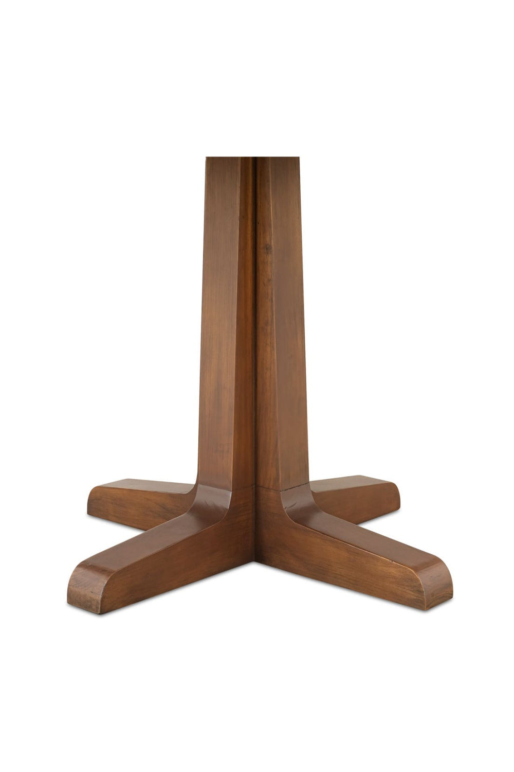 Modern European furniture - Brown Pine Pedestal Coffee Table - www.oroa.com | Oroa.com