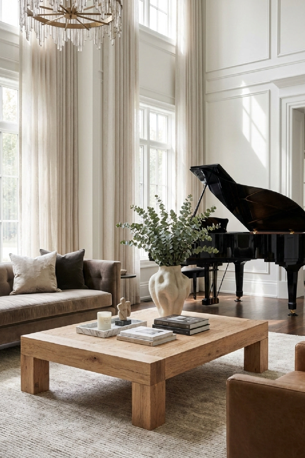 Modern European furniture - Aged Oak Coffee Table - www.oroa.com | Oroa.com