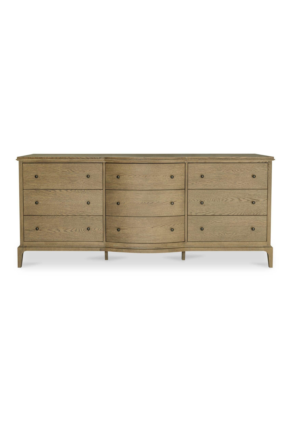 Modern European furniture - Brown Oak 9-Drawer Dresser - www.oroa.com | Oroa.com