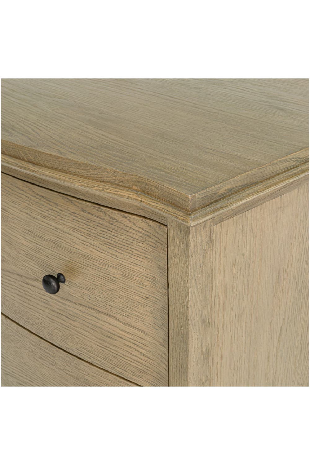 Modern European furniture - Brown Oak 2-Drawer Nightstand - www.oroa.com | Oroa.com