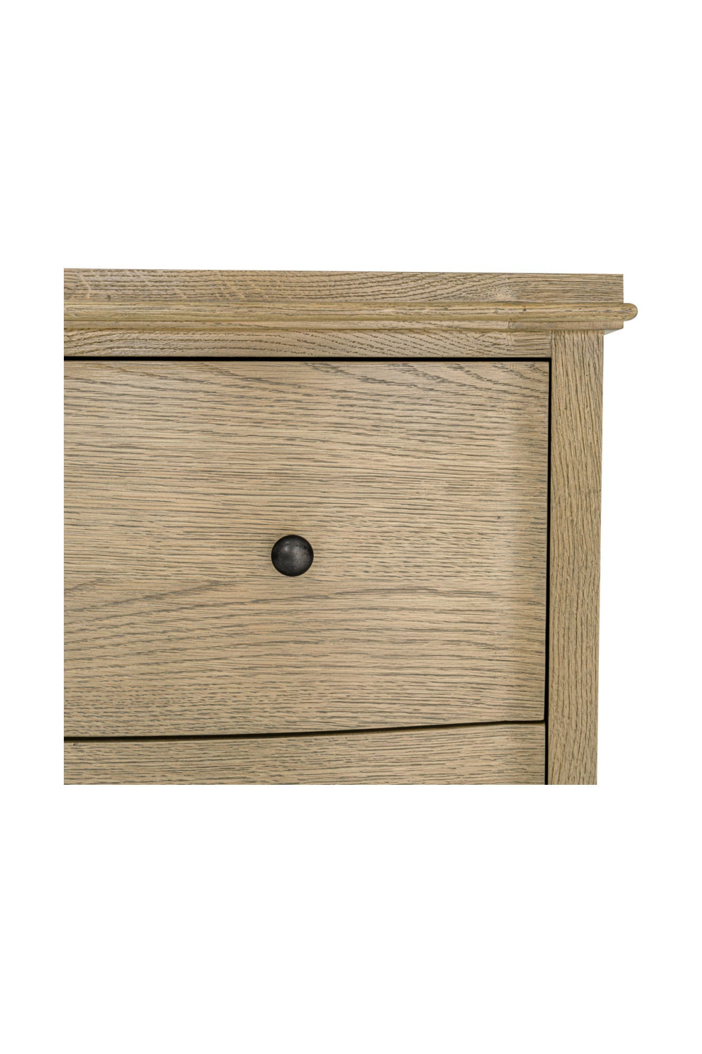 Modern European furniture - Brown Oak 2-Drawer Nightstand - www.oroa.com | Oroa.com