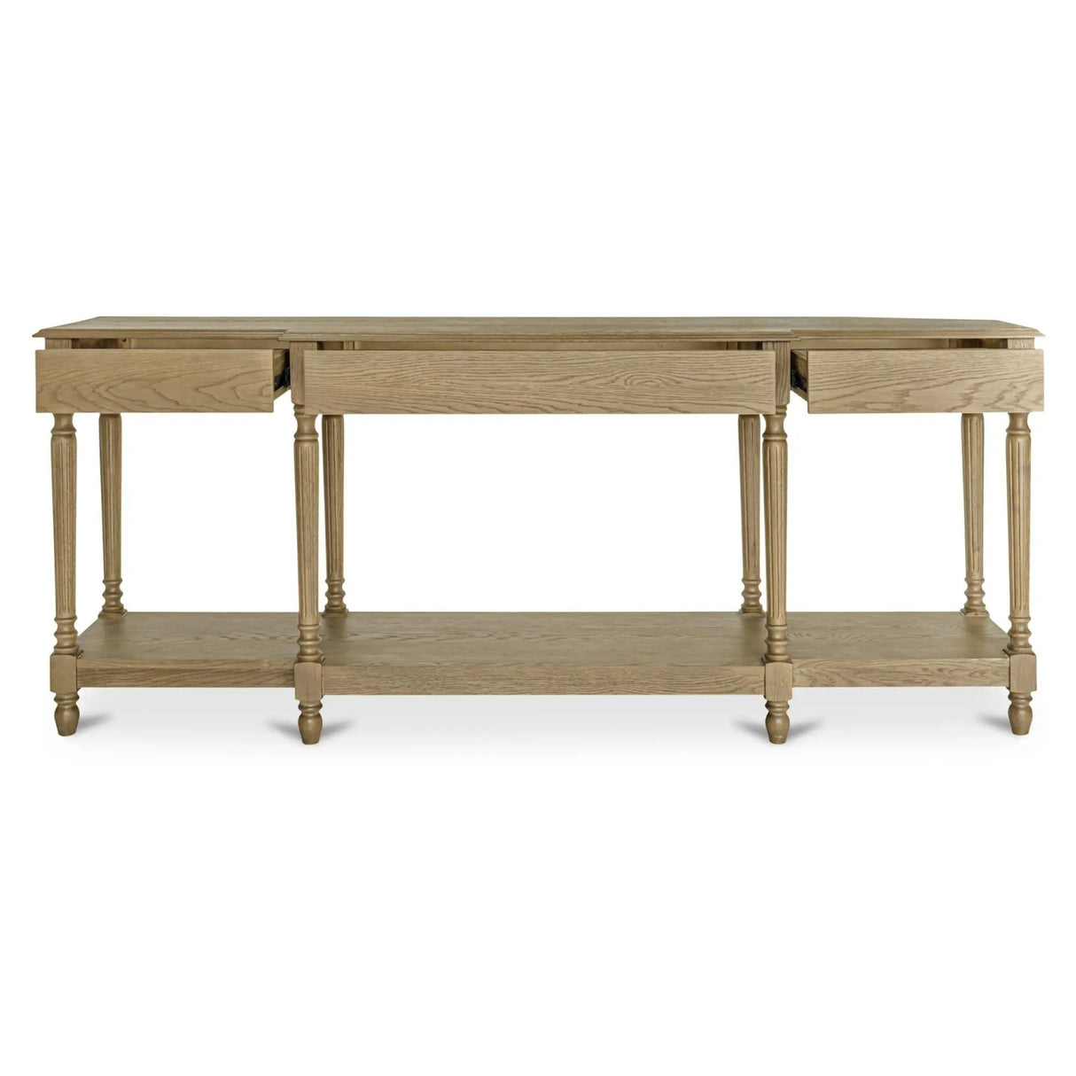 Modern European furniture - Vintage Style Oak Console Table - www.oroa.com | Oroa.com