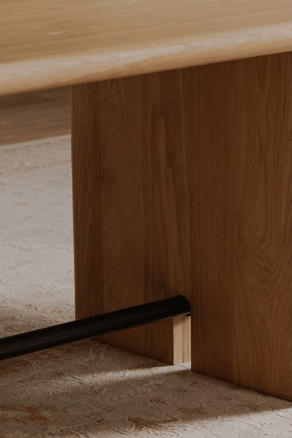 Modern European furniture - Natural Oak Dining Table - www.oroa.com | Oroa.com