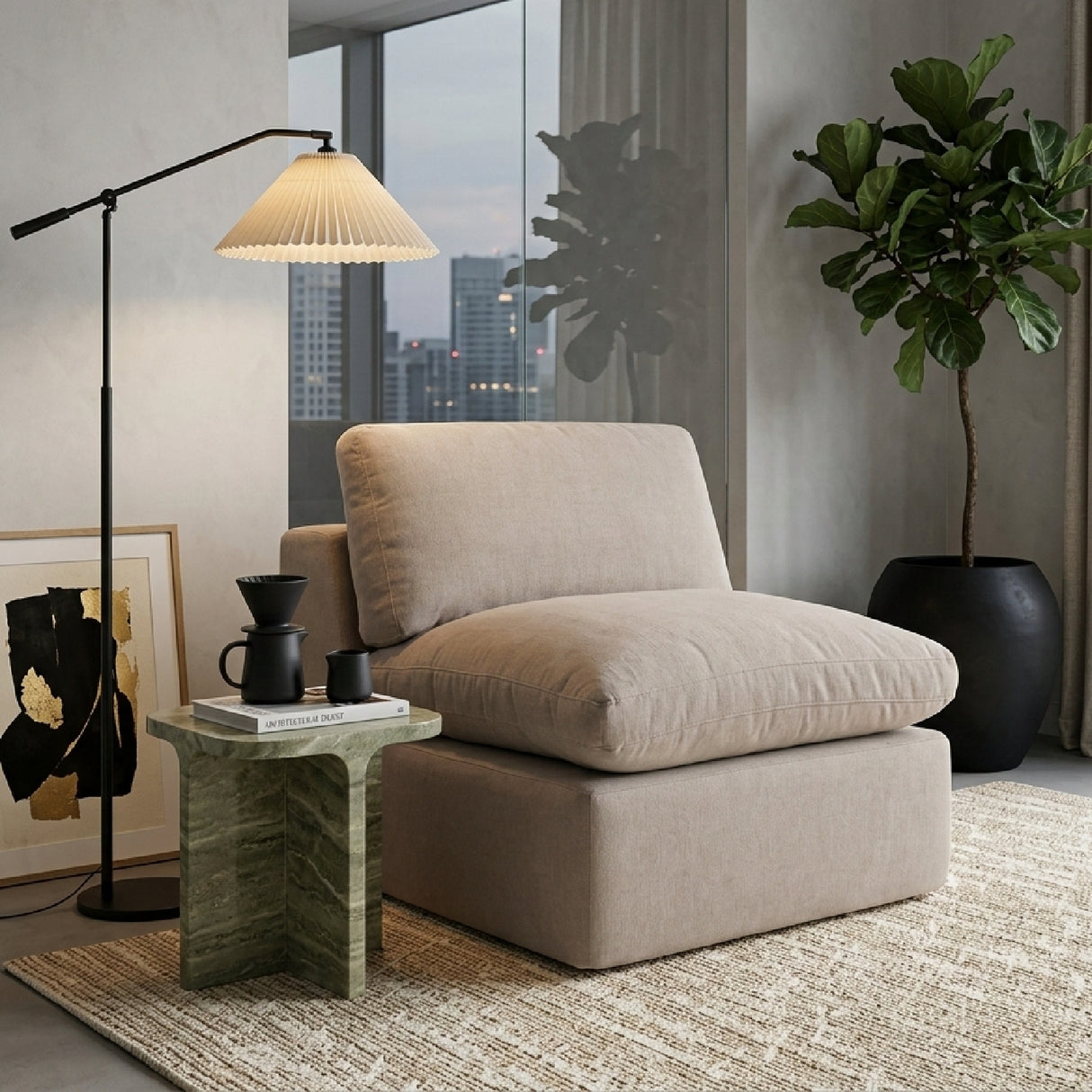 Modern European furniture - Modern Minimalist Slipper Chair - www.oroa.com | Oroa.com